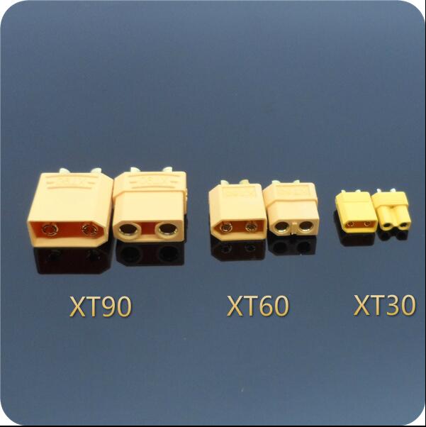 Obvious size differences between xt30, xt60, xt90